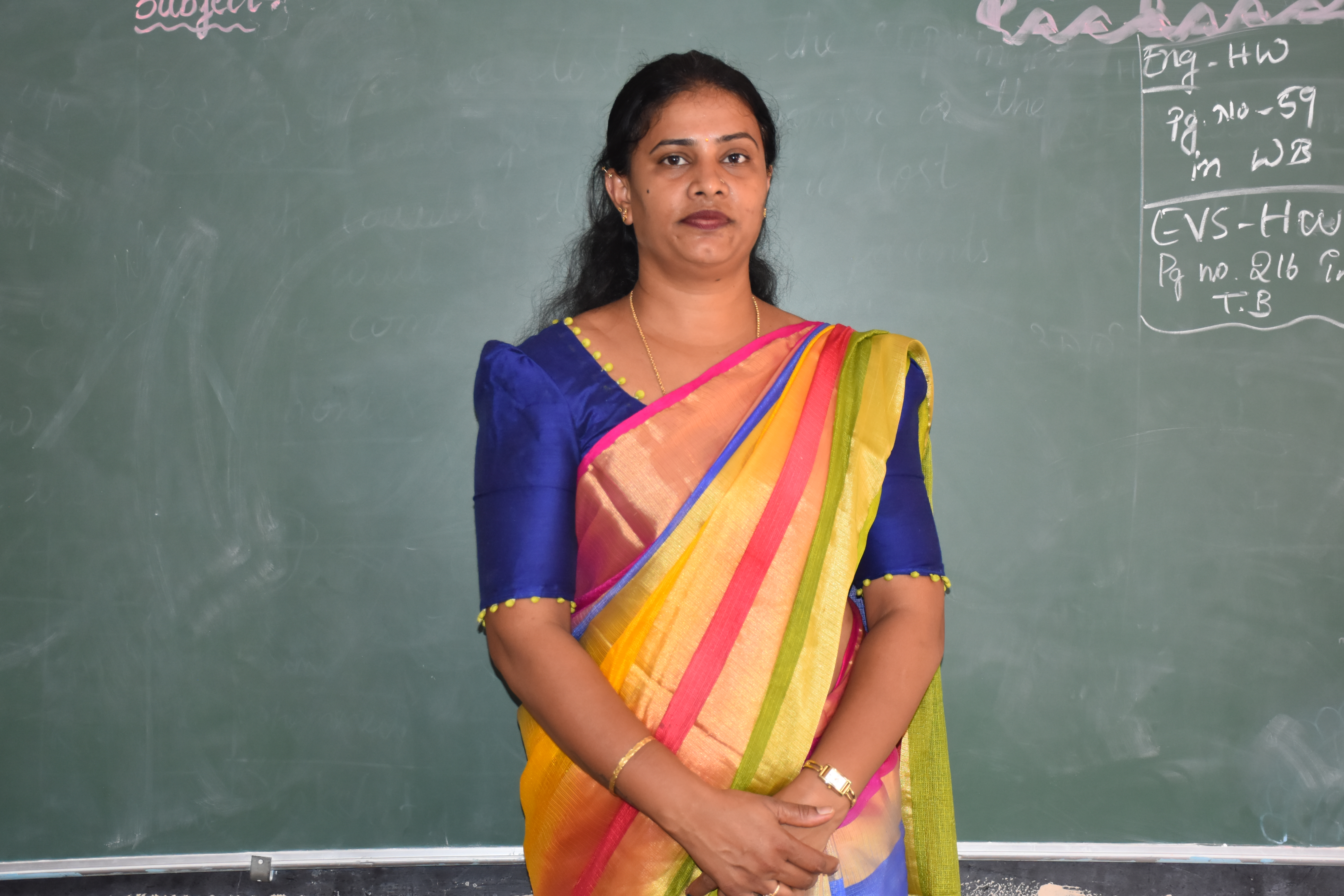 Shwetha, Mathematics teacher